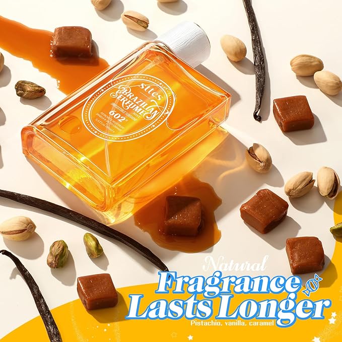 Sttes Perfume 602# (Irresistible Sunshine) - Eau de Perfume 100ml (3.4fl oz) Vanilla Gourmet Tune (Caramel Vanilla Flavor)