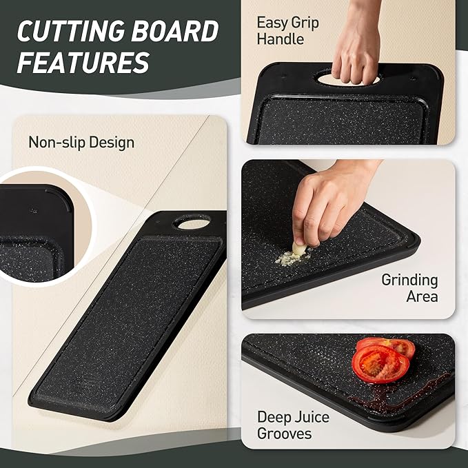 2 in 1 Stainless Steel Cutting Board with Handle 2 Packs Dad Parents Papa Stepdad Pappy Poppy Pawpaw Who Want Nothing Everything Future Groom Bride Law Christmas Xmas Happy Birthday Gifts Ideal