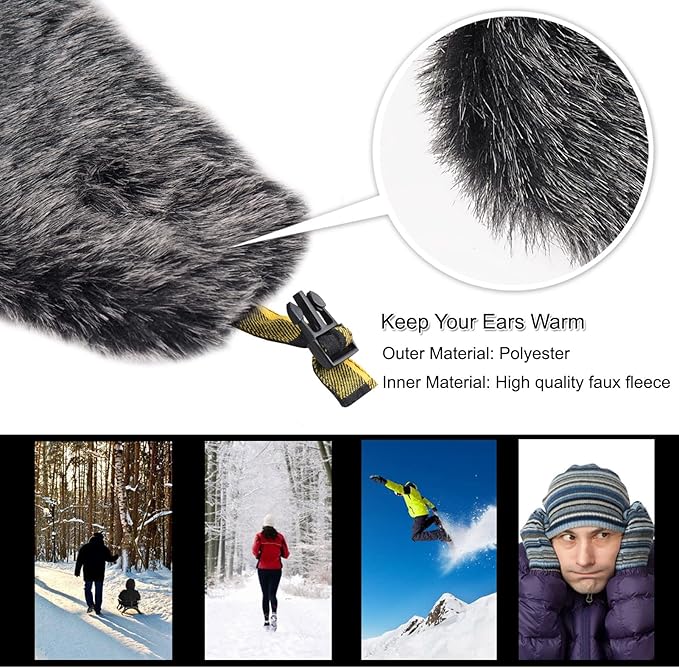 ONWAY Trapper Hat Winter Hats for Women Men with Faux Fur Ear Flaps