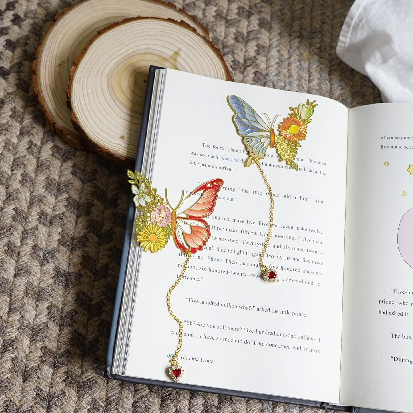 Butterfly Bookmarks for Women,Cute Funny Metal Bookmark,Unique Gifts Book Markers for Women Book Lovers,Teacher Appreciation Gifts,Valentine Mother's Day Christmas New Year Birthday Gift