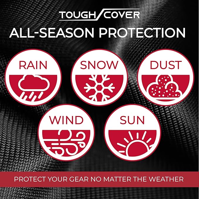 Tough Cover Snow Blower Cover - 600D Snowblower Covers Waterproof Outdoor, Heavy Duty Snow Thrower Cover Universal Fit for EGO, Honda, Ariens, Ryobi, Troy Bilt, Snow Joe, Toro, and PowerSmart