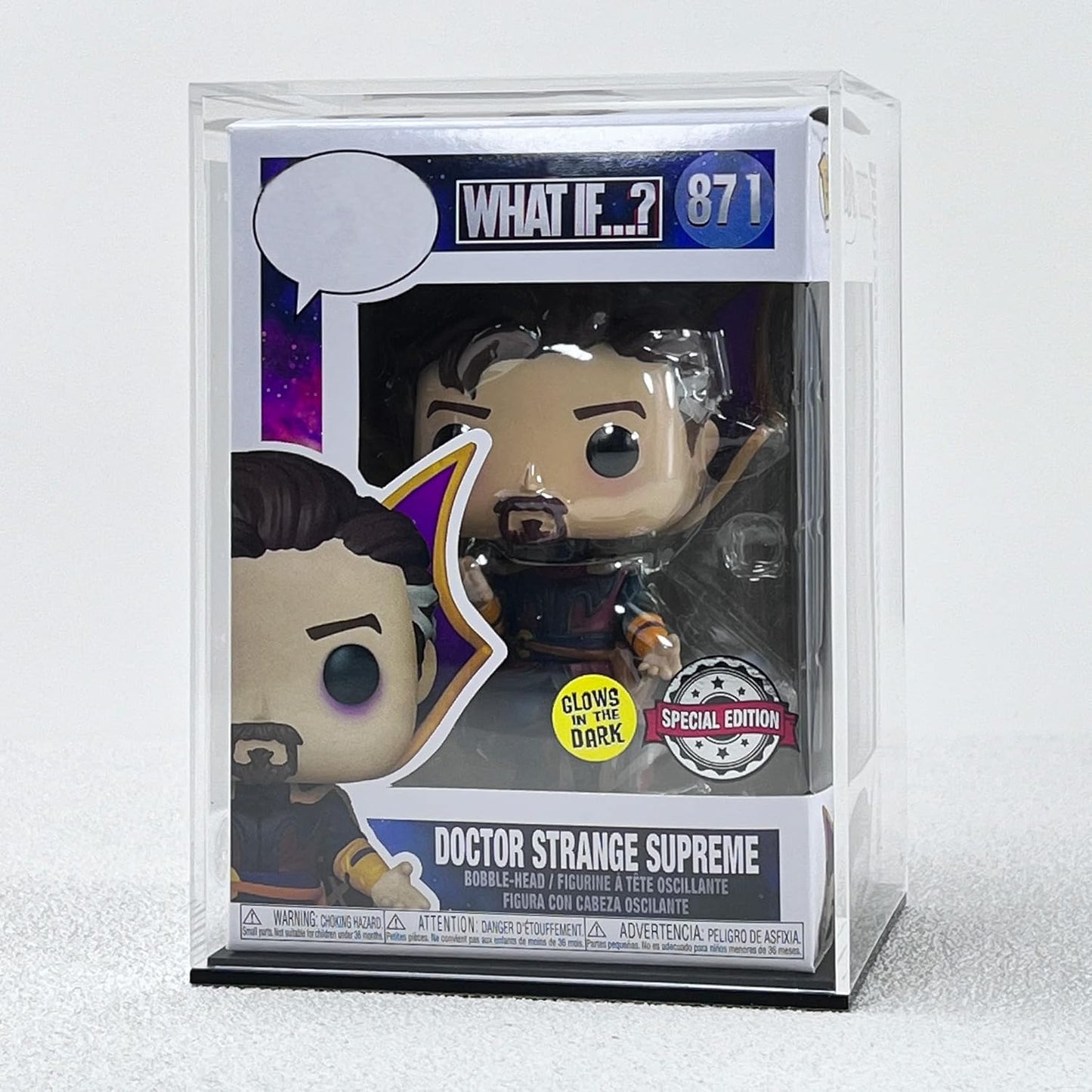 Clear Acrylic Pop Protector Compatible with Funko POP! 4 Inch Figurine, Dustproof Acrylic Display Case for Exclusive Collectible Vinyl Figures