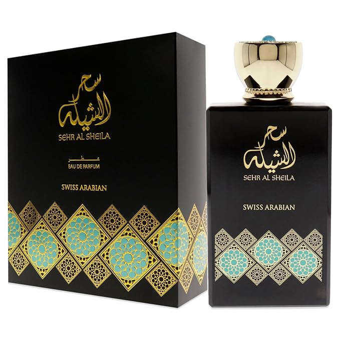 Swiss Arabian Sehr Al Sheila - Luxury Products From Dubai - Long Lasting, Addictive Personal EDP Spray Fragrance - Seductive Signature Aroma - 3.4 Oz