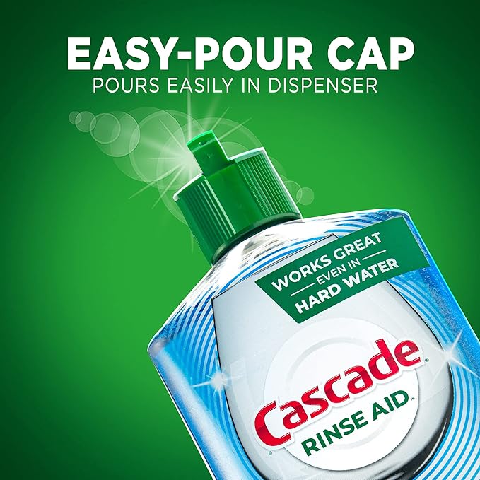 Cascade Platinum Power Dry Dishwasher Rinse Aid, 30.5 fl oz