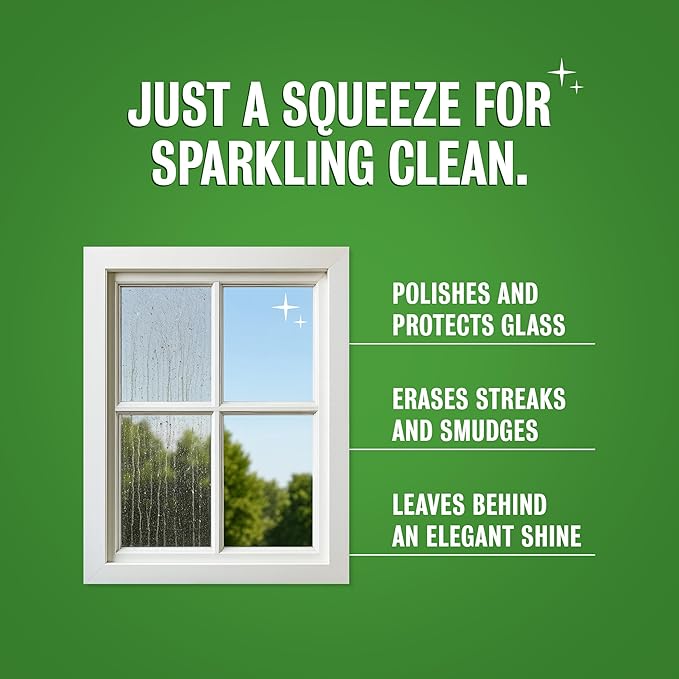 Rebel Green Sparkling Glass Spray - Streak-Free Natural Glass Cleaner for Windows, Mirrors, and Surfaces - Pink Lilac Scent - 16 oz - 2 Pack