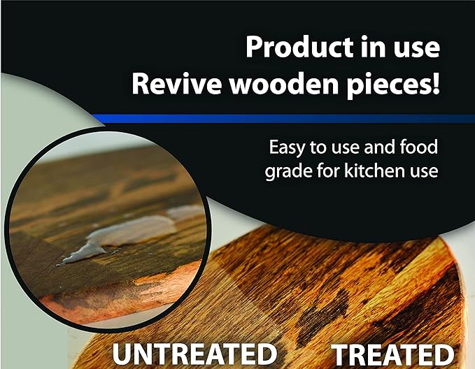 Sanco Industries NSF Certified Food Grade Mineral Oil – 8oz, Certified Food Safe Conditioner for Wood Cutting Boards, Butcher Blocks and Stainless-Steel Kitchen Equipment