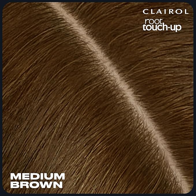 Clairol Root Touch-Up Temporary Concealing Powder, Medium Brown Hair Color, Pack of 3