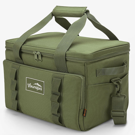 Youngoa Cooler Bag 48 Cans Insulated Soft Cooler Ice Chest Large Collapsible Cooler Bag 32L Soft Side Coolers for Picnic, Beach, Camping, Travel