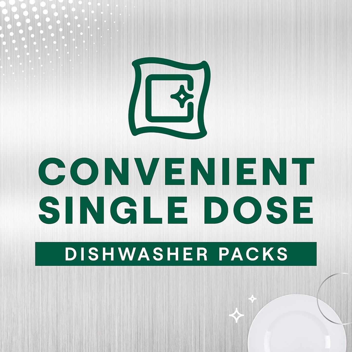 Seventh Generation Power Plus Dishwasher Detergent Packs Fresh Citrus scent for sparkling dishes Dishwasher tabs, 43 Count (1 pack)
