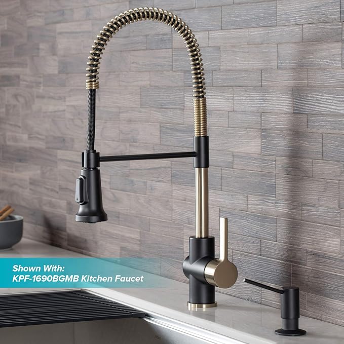 Kraus Kitchen Soap Dispenser 12 oz of Liquid, KSD-41MB