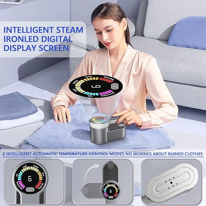Steamer for Clothes, Portable Travel Handheld Clothing Wrinkles Remover for Clothes, 10s Fast Heat-up, Portable Garment Steamer for (110-120V) Countries, for Home, Travel