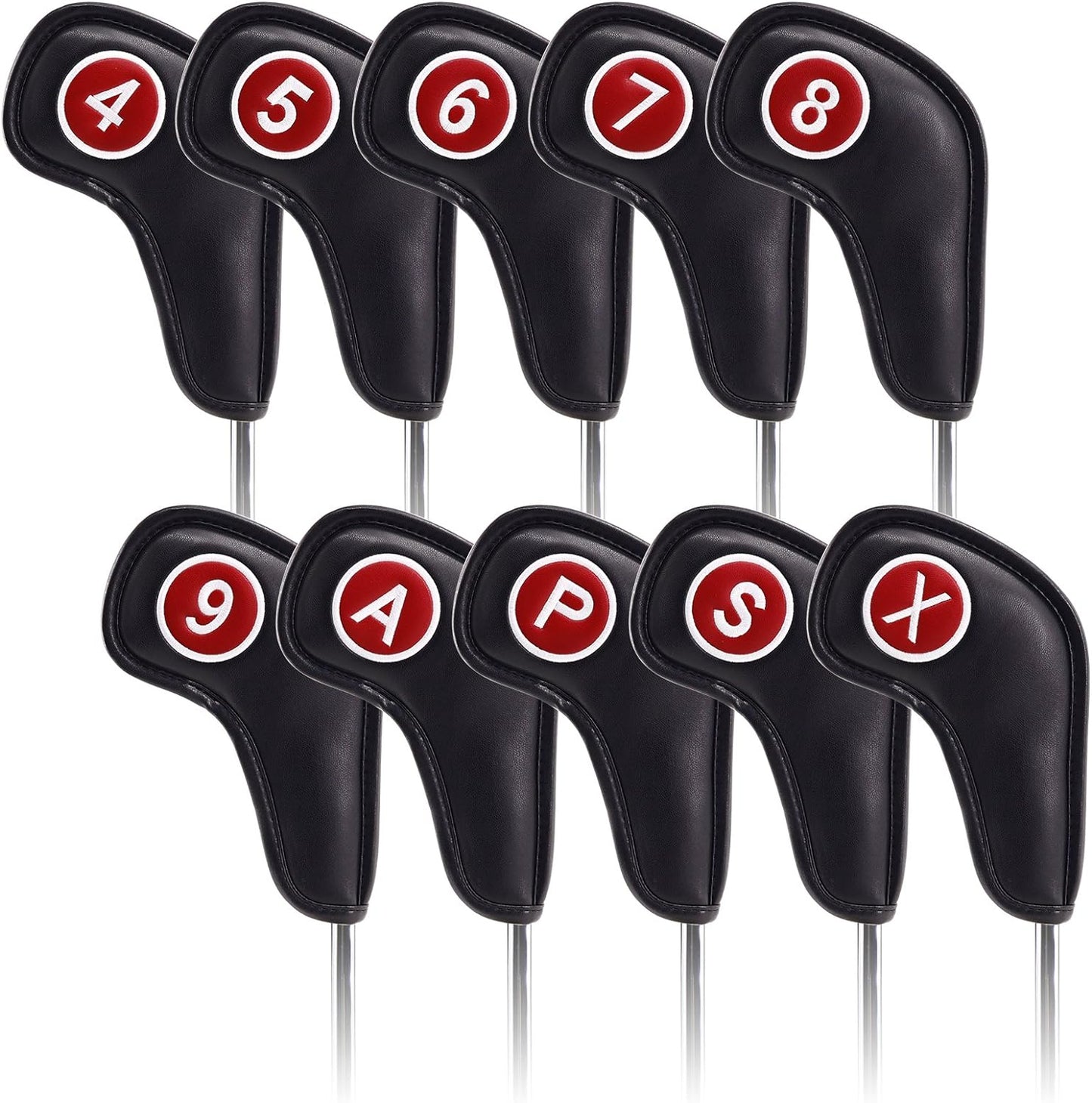 Craftsman Golf Magnetic Iron Headcovers Protective Cover with Large No. Available for Customize Name