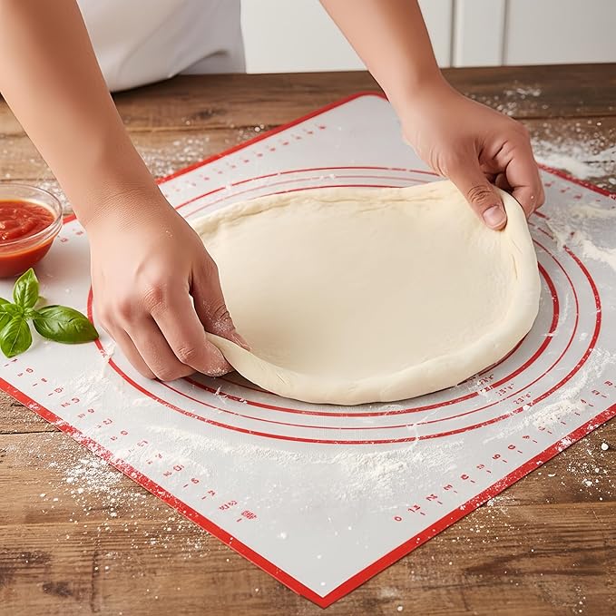 Extra Large 31.5'' x 24" Silicone Baking Mat for Rolling Dough & Pastry – Non-Stick, Heat-Resistant Kitchen Counter Protector – Dishwasher Safe, Easy Clean (XXL-31.5'' X 24'')