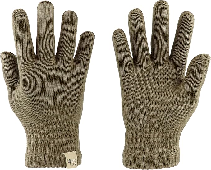 Merino Wool Glove Liner - Warm Base Layer - Ski Liner Glove - 3 Season Wear - Multiple Colors and Sizes