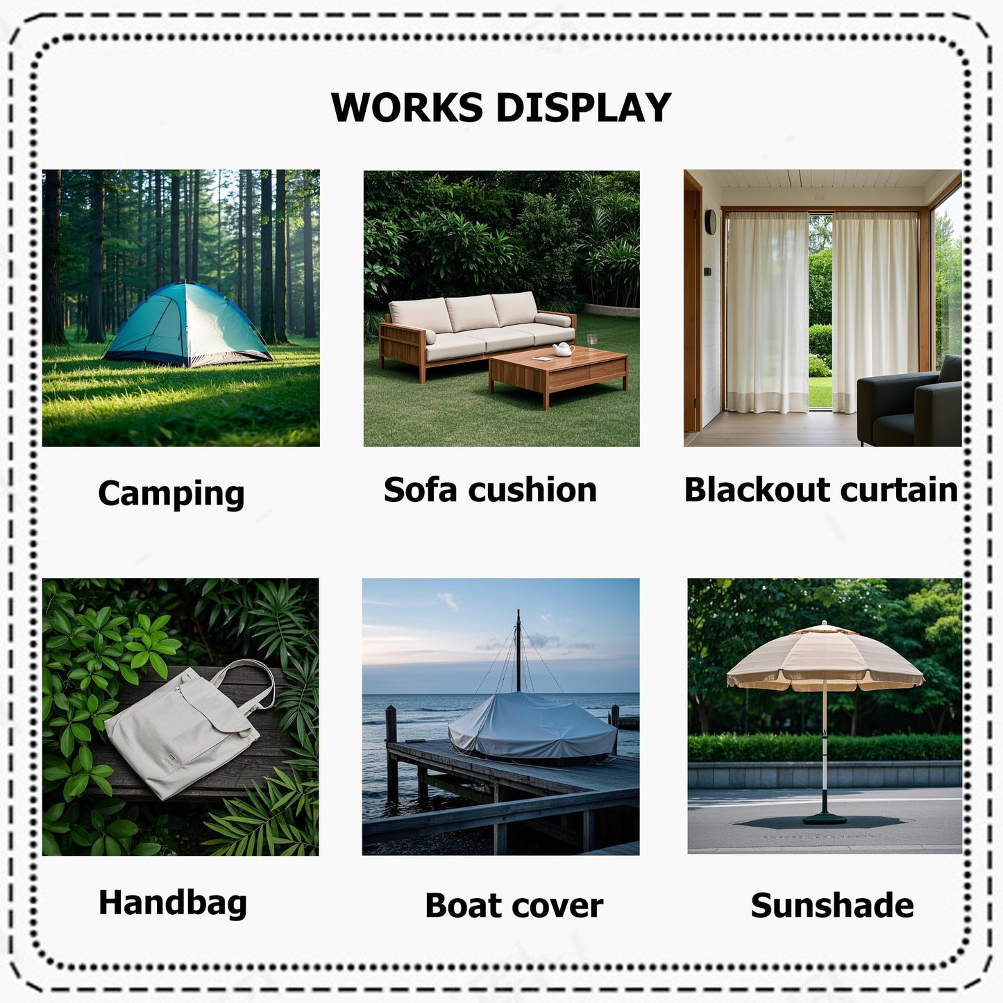 K-Musculo 600D Fabric by The Yard, 58" W 600D Upholstery Polyester Material, Indoor Outdoor Water Resistant Fabric for Chair Cushion Furniture Cover Sewing DIY Cloth, 3 Yard Navy Blue