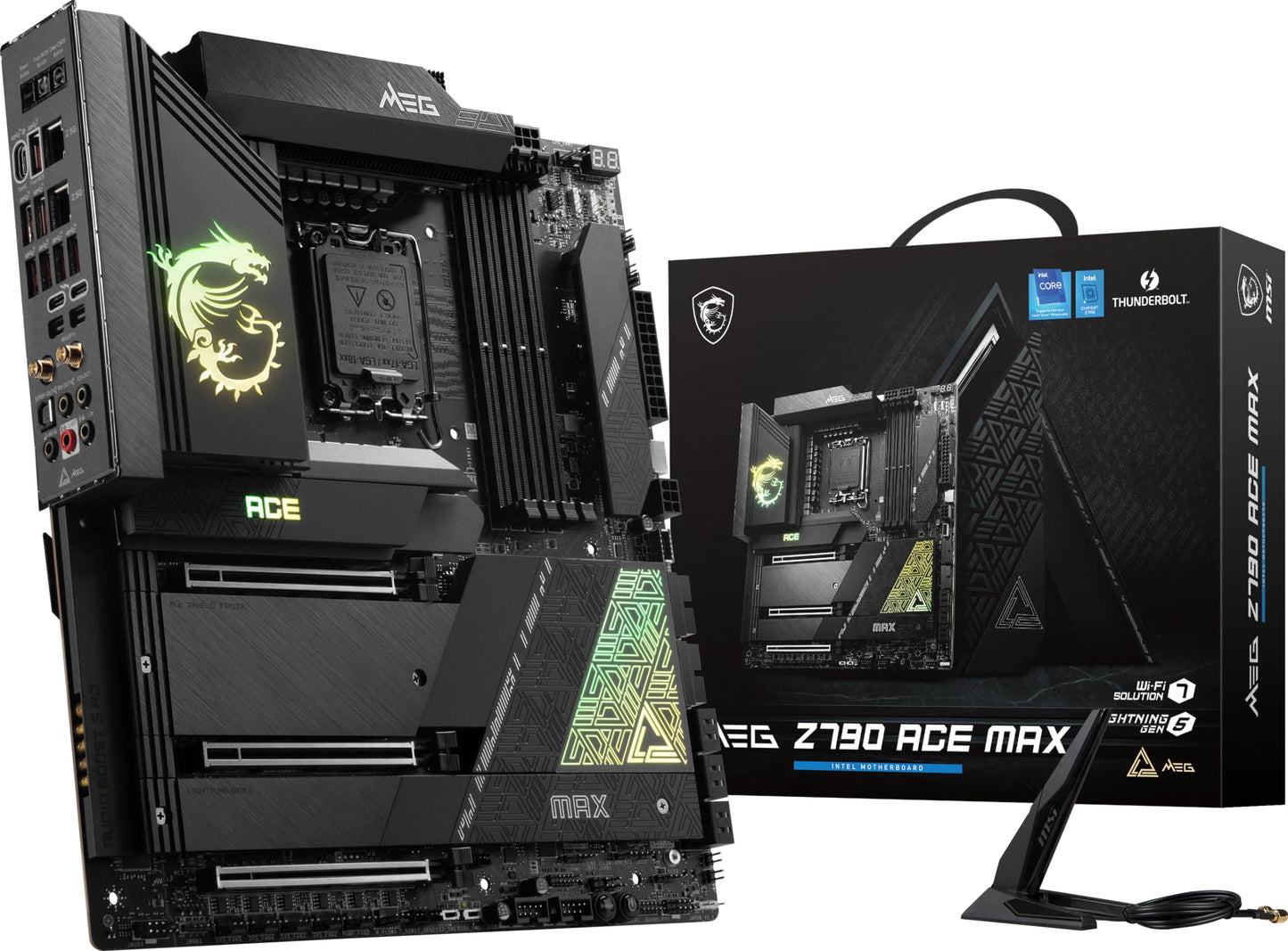 Msi Meg Z790 Ace Max Gaming Motherboard (Supports 12Th/13Th/14Th Gen Intel Processors, Lga 1700, Ddr5, Pcie 5.0, M.2, 2.5Gbps La