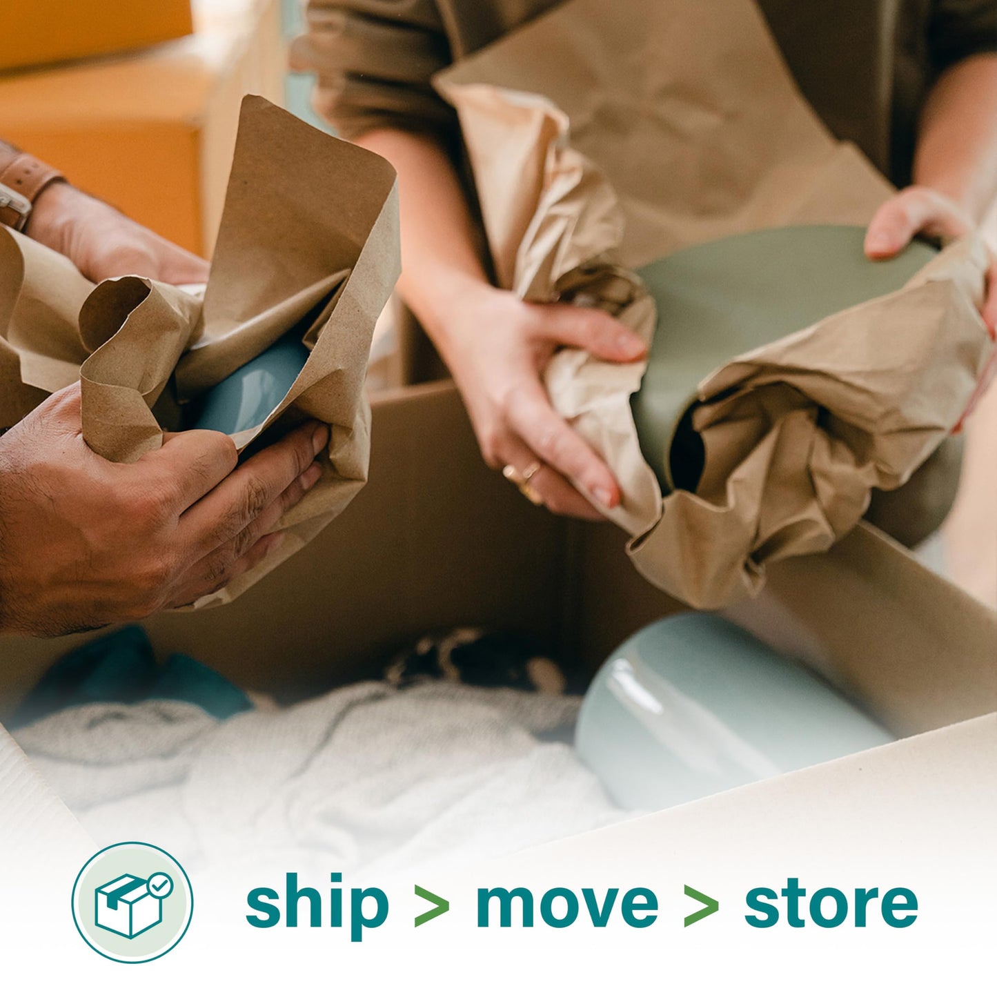 Elementree Brown Packing Paper Sheets for Moving & Shipping - 60-Carton Pallet (90,000 Sheets) - 14.5" x 11" - Sustainable Void Fill Packaging Made in the USA - Kraft Paper Thickness (00919PAL)