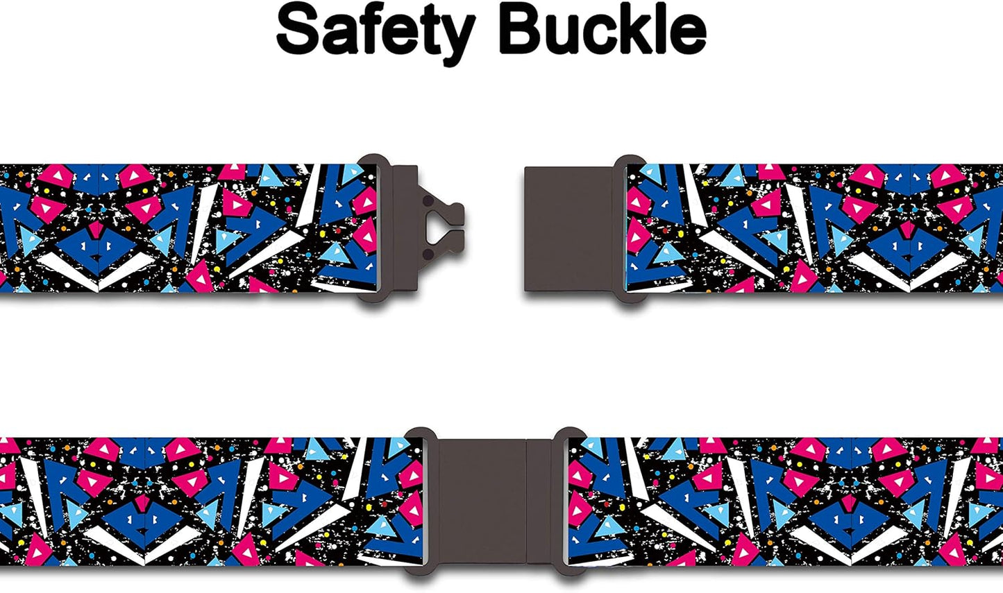 YOUOWO 6 Pack Printed Lanyards with Horizontal ID Badge Holder for Cruise Keys Women Kids Ship Card,Breakaway Office Neck Safety Lanyard with Patterns