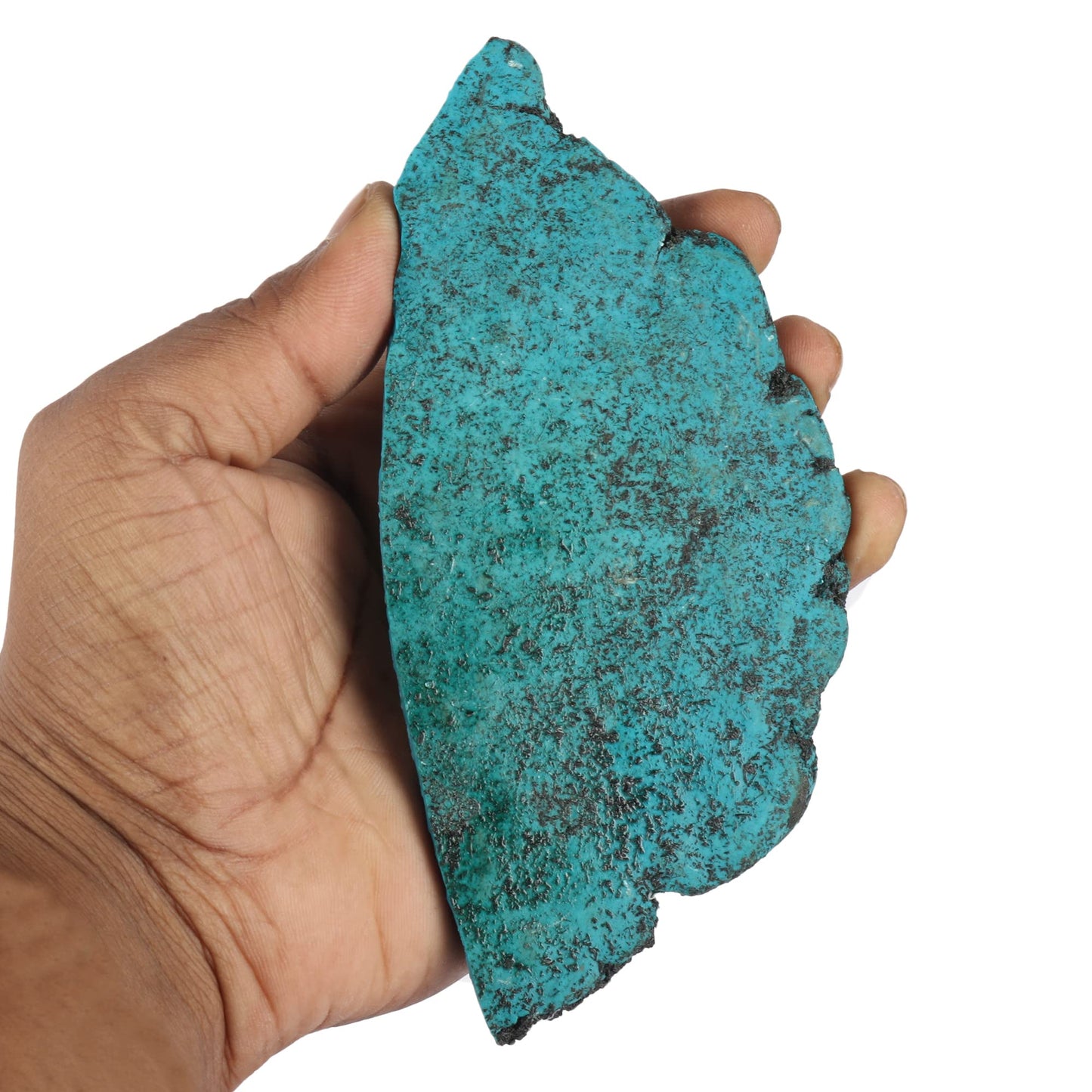 AAA++ Quality Blue Turquoise Slab 44.00 Ct Healing Reiki Chakra Gemstone Rock Crystal for Tumbling,Cabbing