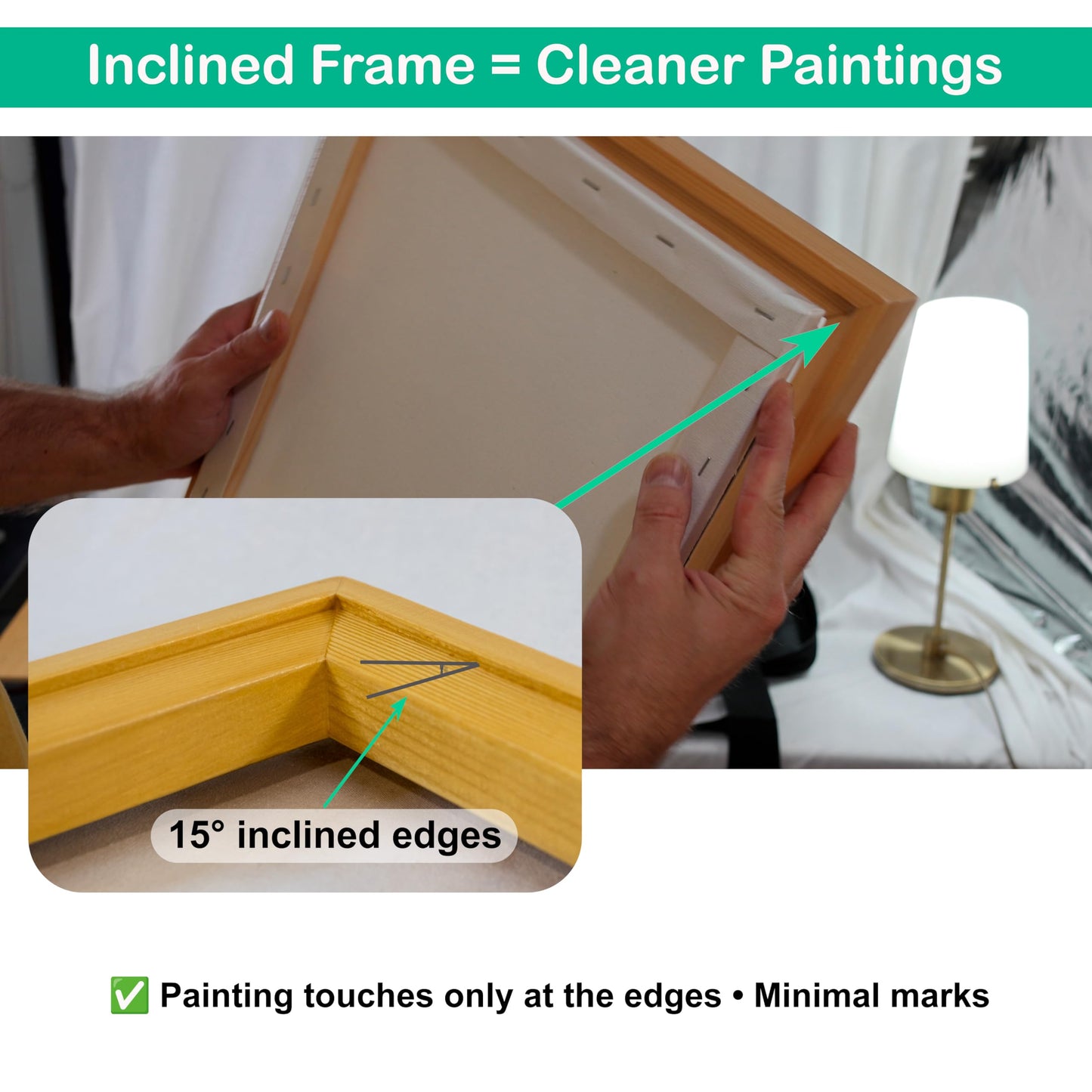 PLEINLY Wet Panel Carrier – 16×12” Wooden Frame with Carry Bag for Watercolor, Oil & Acrylic Paintings – Fits Sketchbooks, Loose Paper, Blocks, Panels & Canvases – Portable Plein Air Painting System
