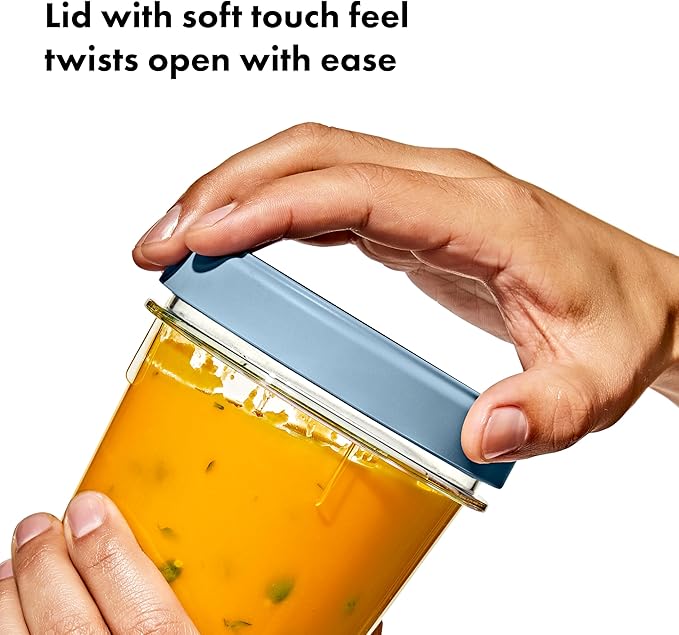 OXO Good Grips Twist & Stack Container – 20 oz – 2 Pack