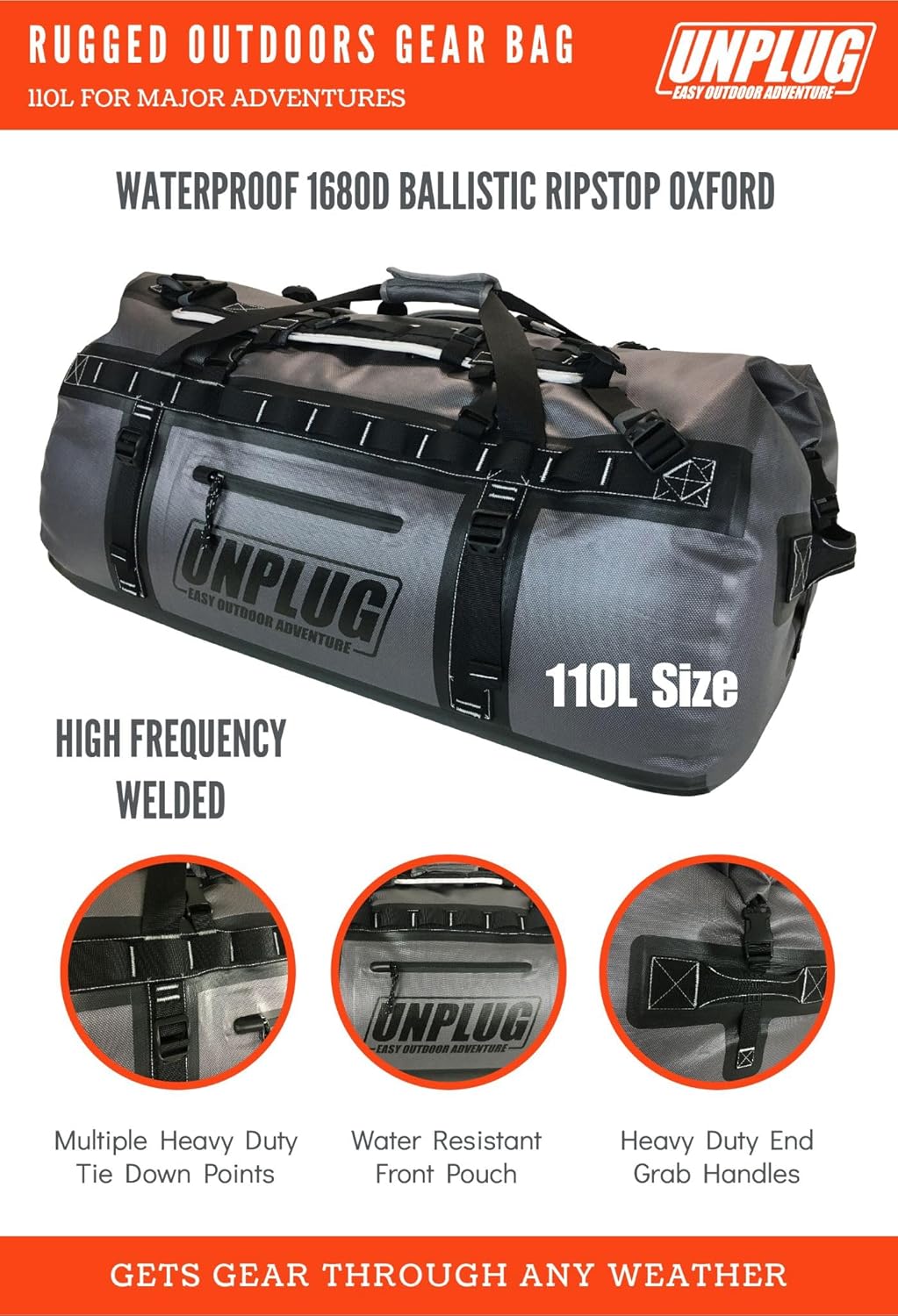 waterproof bags for camping duffle bag waterproof duffle bag backpack for travel 90l 60l 70l duffel duffle bag waterproof duffle bags for travel backpack duffel travel duffel bag backpack (110L SG)