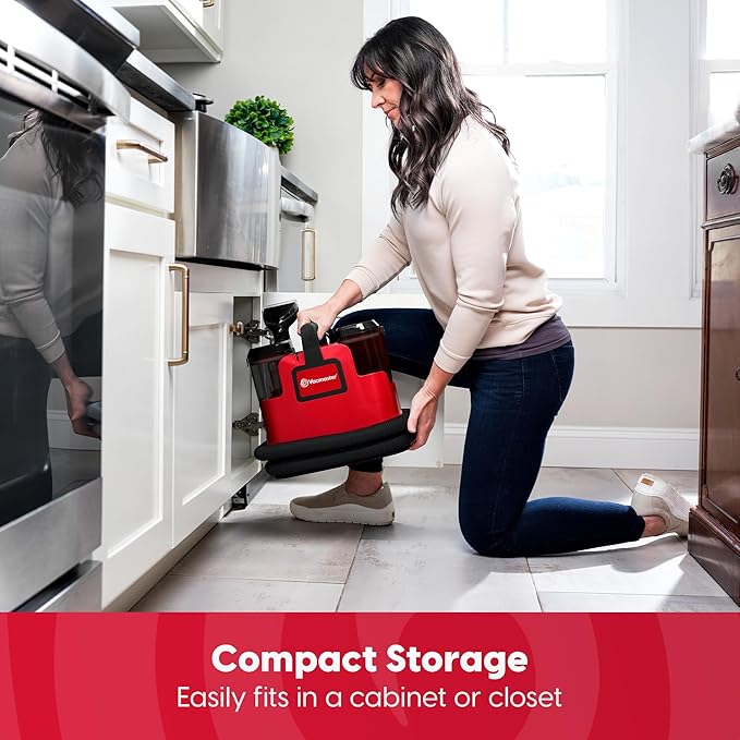 Vacmaster Portable Carpet Upholstery Cleaner, with 15Kpa Suction, Self-Cleaning Tool and 3.5" Tough Stain Tool, Compact Stain & Odor Remover