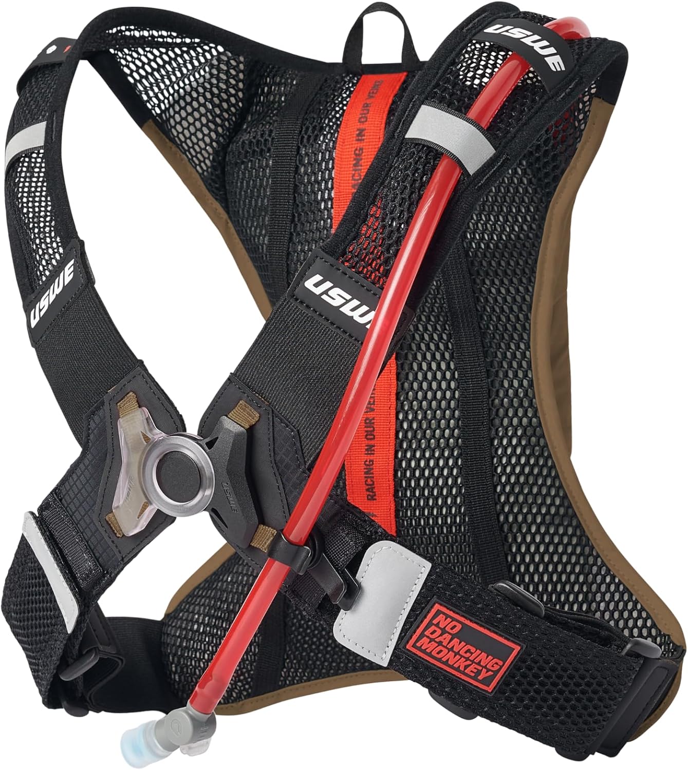 USWE Race 2.0, Ultra Lightweight Hydration Backpack with 2.0L / 70oz Water Bladder, Leak Proof Pack for Gravel, MTB, Running, Hiking, Cycling, Camping, Biking for Men,Women