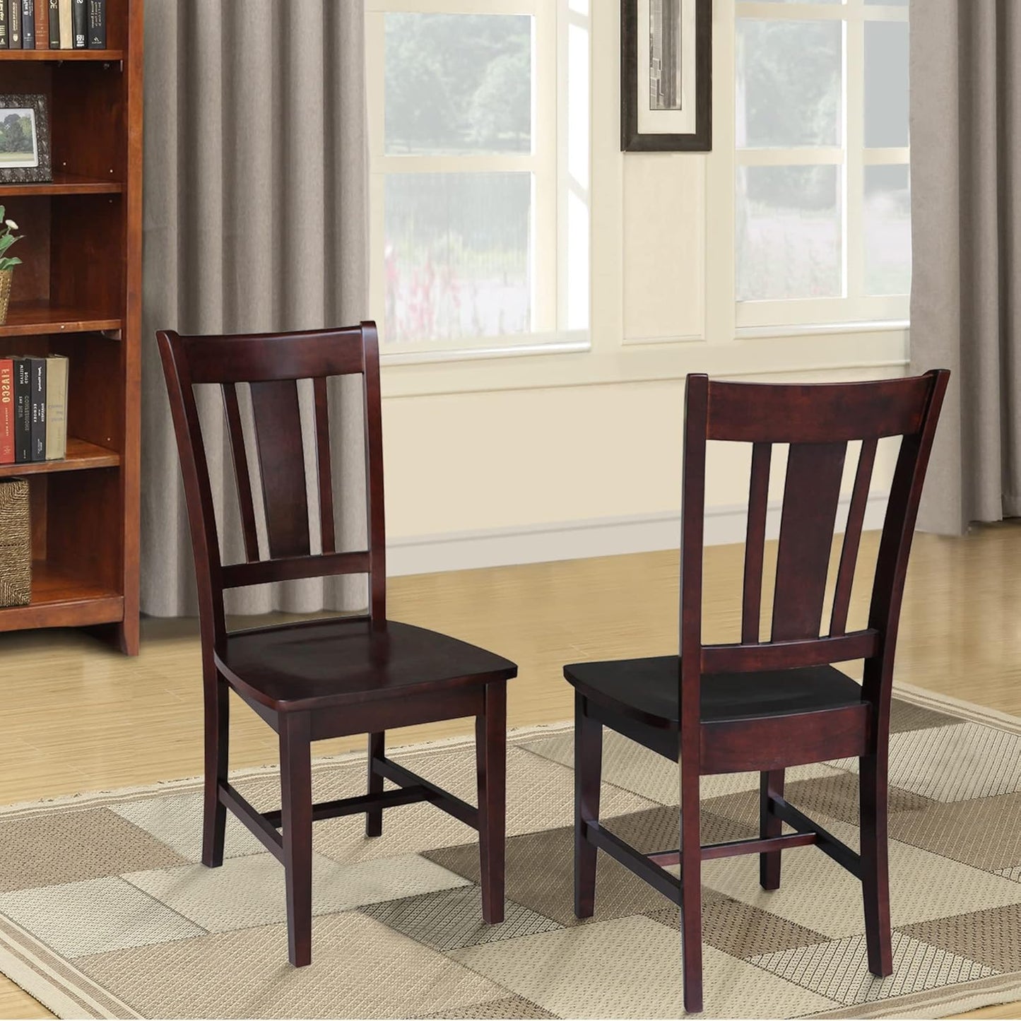 International Concepts San Remo Splat Back Chair, Java