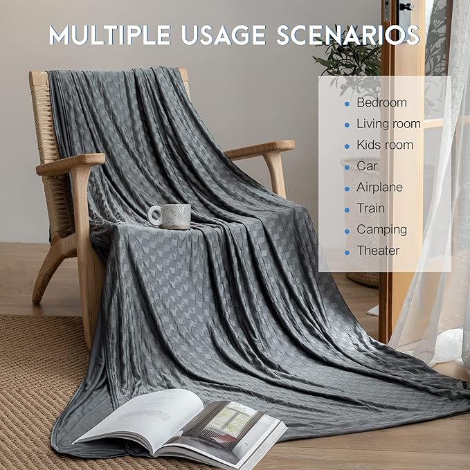 AmyHomie Cooling Summer Blanket with Double Sided Cold Effect, Breathable, Lightweight, Arc-Chill Q-Max>0.5 Cool Fiber, for Hot Sleepers