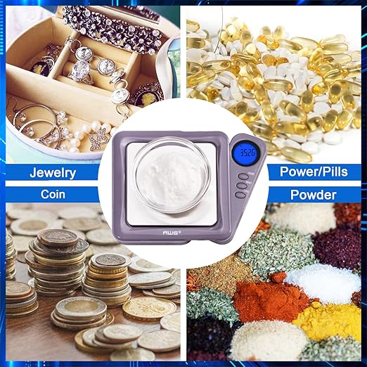 American Weigh Scales 200g x 0.01g Digital Pocket Gram Scale-Blade Series | Precision Mini Scale 0.01g Accuracy, Pocket Scale for Kitchen, Gold, Gems & Coin Scale, Smart Digital & Compact Scale