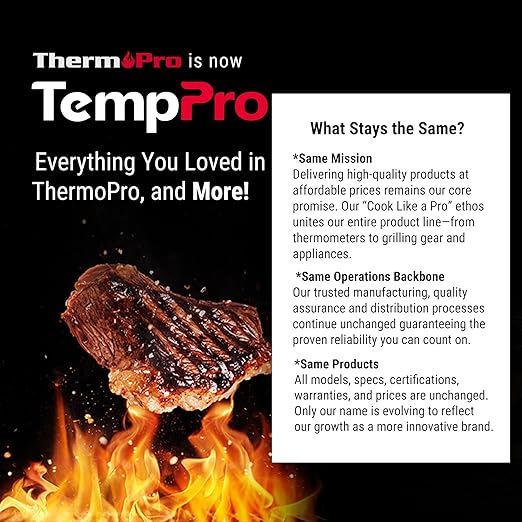 ThermoPro TP19H Waterproof Digital Meat Thermometer for Grilling with Ambidextrous Backlit and Motion Sensing Kitchen Cooking Food Thermometer for BBQ Grill Smoker Oil Fry Candy Thermometer