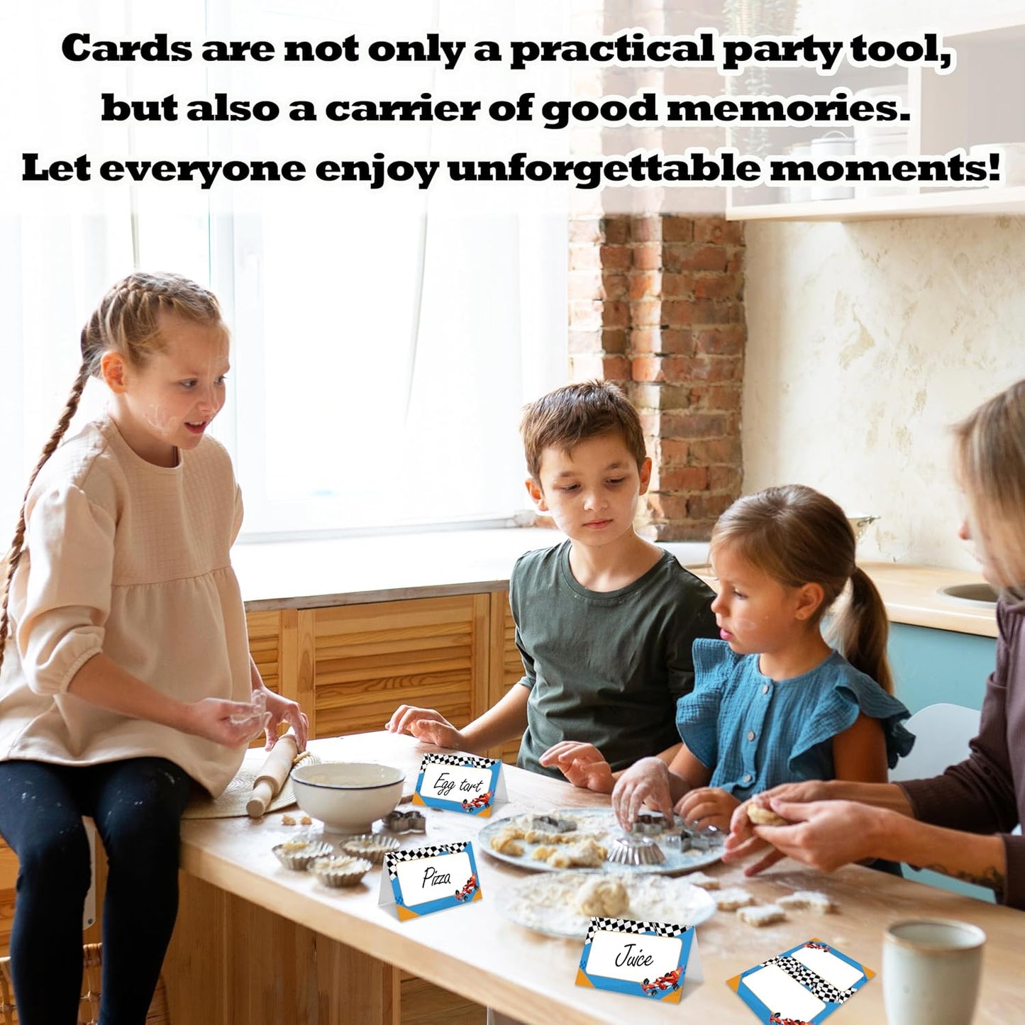 Race Cars Place Card For Boys, Racing Car Name Cards For Table Setting, Cars Party Favors Supplies, Car Tent Card Decorations For Baby Shower Kids Birthday Events, Easy Folding, 25 Pack Cards -01