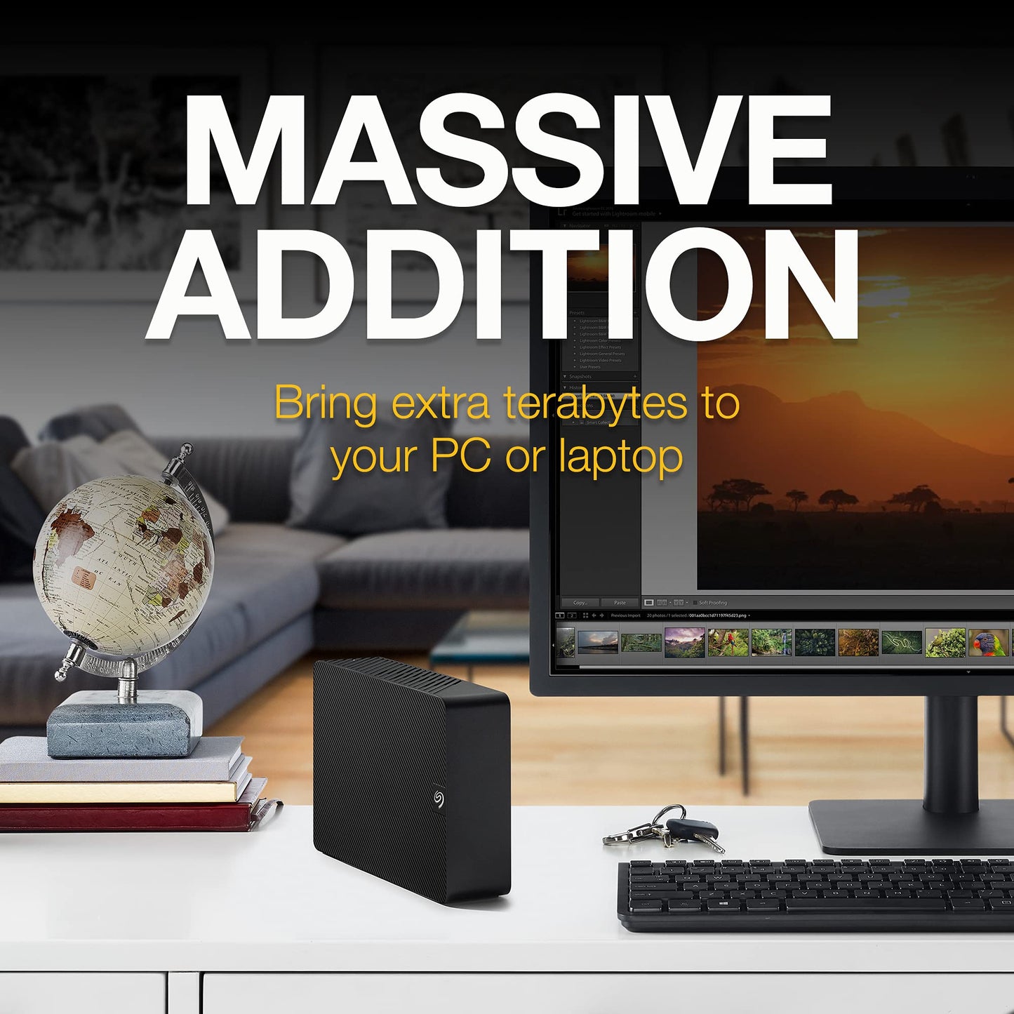 Seagate Expansion 14Tb External Hard Drive Hdd - Usb 3.0, With Rescue Data Recovery Services (Stkp14000400)