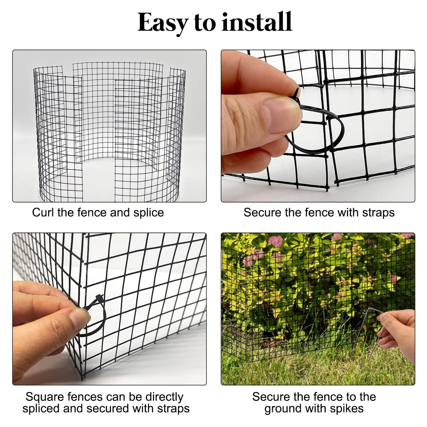 30 PCS Round Plant Protector from Animals, 12 Pack 12'' x 12'' Metal Plant Cages，30Pcs Metal Mesh to Keep Animals Out, Garden Protection Bunny Barricades, Wire Plant Protectors for Rabbit Chicken Duck