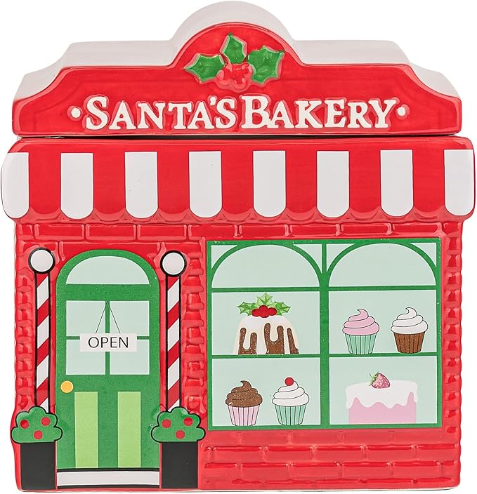 10 Strawberry Street Santa Café Canister