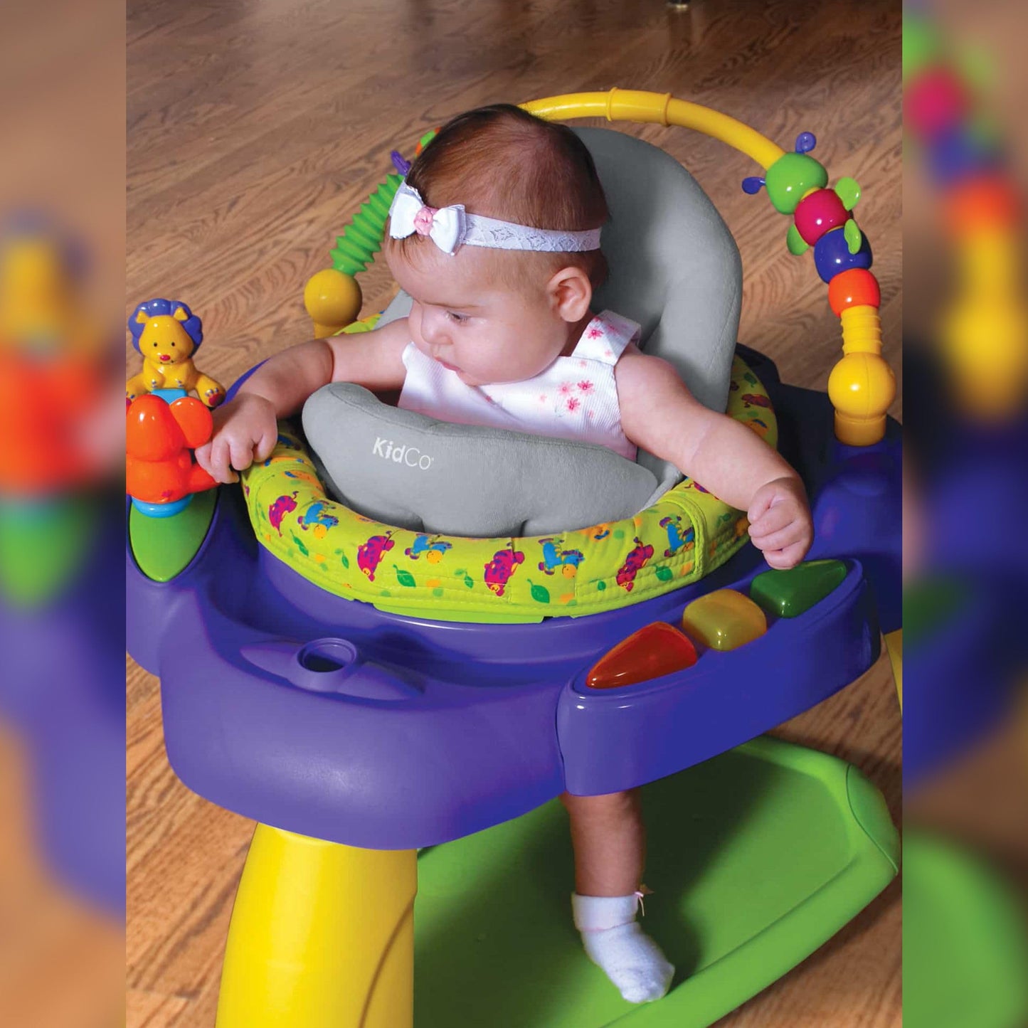 KidCo HuggaPod Portable Baby Seated Support - Situp Baby Seat, Portable Infant Sit Up Seat for Jumpers, Swings, and More, Machine Washable