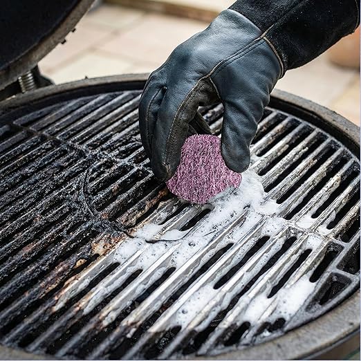 80-Pack Red Carbon Steel Soap Pads | Bulk Fine Steel Wool Pads for Gentle Cleaning | Glass & Automotive Metal Care