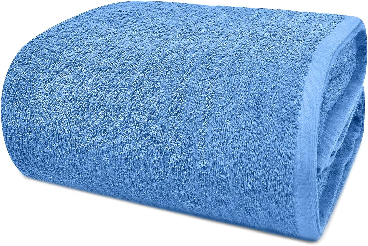 DAN RIVER Pack of 1 Bath Sheet 40x80 Inches, Luxury Bath Towel Set, Extra Large and Quick Dry Soft Cotton Towels - Medium Blue