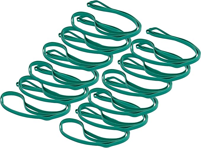 Rubber Bands for 65 Gallon Trash Cans – 12 Pack | Secure 65 Gallon Trash Bags | Heavy Duty, Durable, Stretchable, & Reusable for 65 Gal Garbage Cans