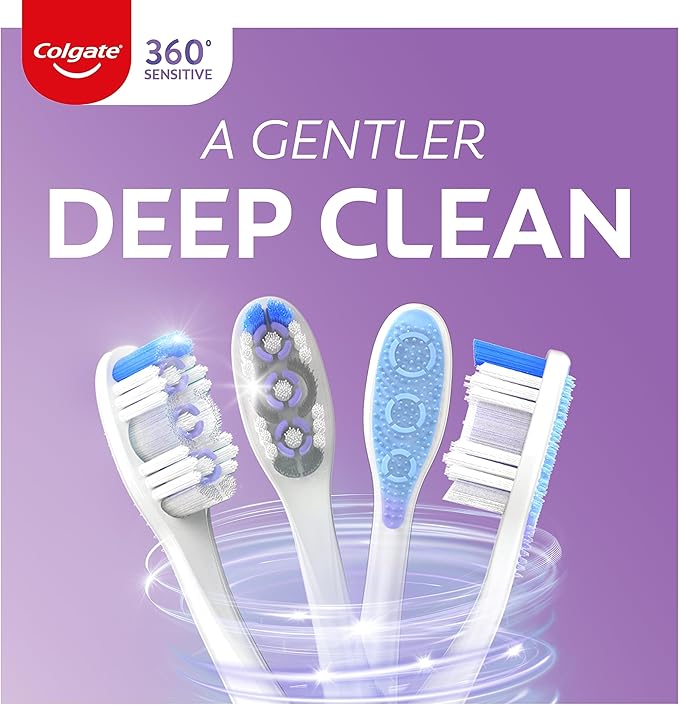 Colgate Enamel Health Sensitive Toothbrush, Extra Soft, 2 ct