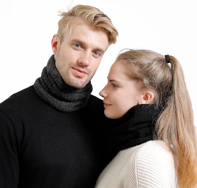 Winter Scarf Neck Warmer Gaiter Face for Men Women Warm Fleece Ski