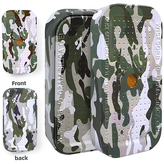 40 Gram Gun Safe Dehumidifier Camouflage, Rechargeable Desiccant Canister Dehumidifier Bags, Reusable Silica Gel Packets Moisture Absorbers for Car, Bathroom, Basement [5PACK]