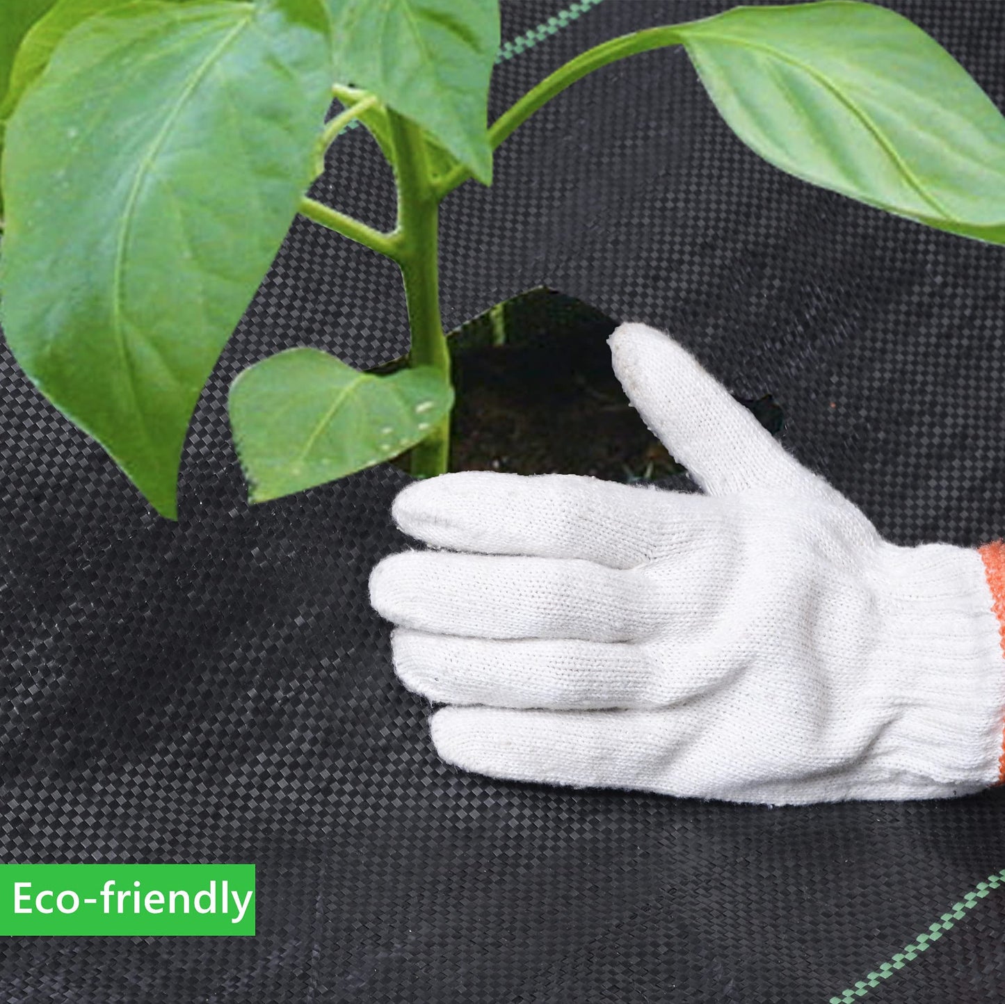 EXTRAEASY Weed Barrier Fabric 3.2oz Heavy Duty - 3ft x 100ft Landscape Fabric | Easy Install & Rugged Plastic Ground Cover Weed Barrier with UV Protection for Gardens, Landscaping Fabric