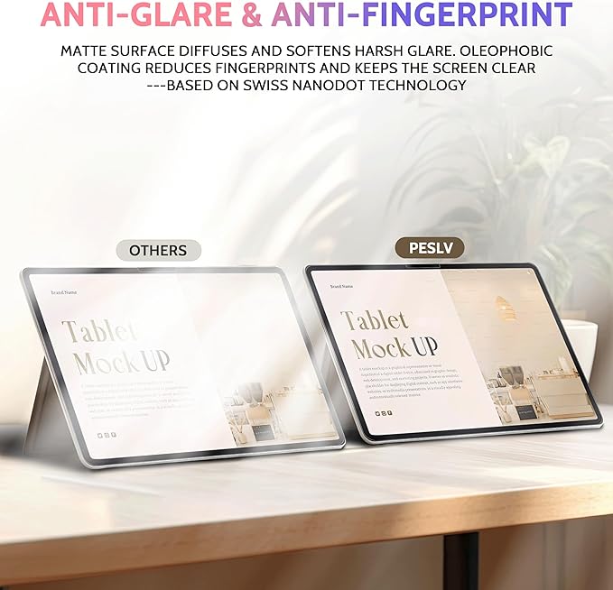 2 Pack Like Paper Screen Protector for iPad Pro 13 Inch M4/M5 [2024/2025 7th/8th Gen], Matte Anti Glare PET Film/Blue Light Filter Eye Protection Cover/Drawing & Writing Feel Like on Paper