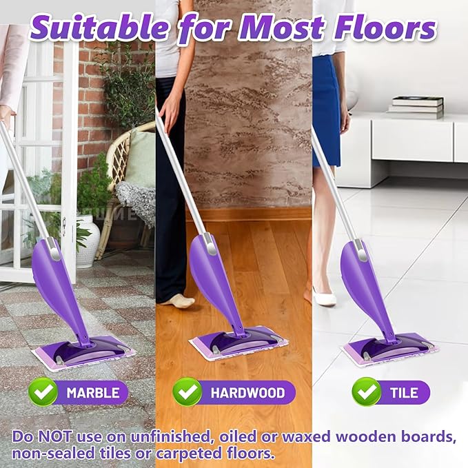 Mop Pads Refill for Swiffer WetJet: 7 PCS Disposable Pad for Hardwood Muilt-Surface Floor Cleaning - Heavy Duty Refills Absorb & Lock Stains