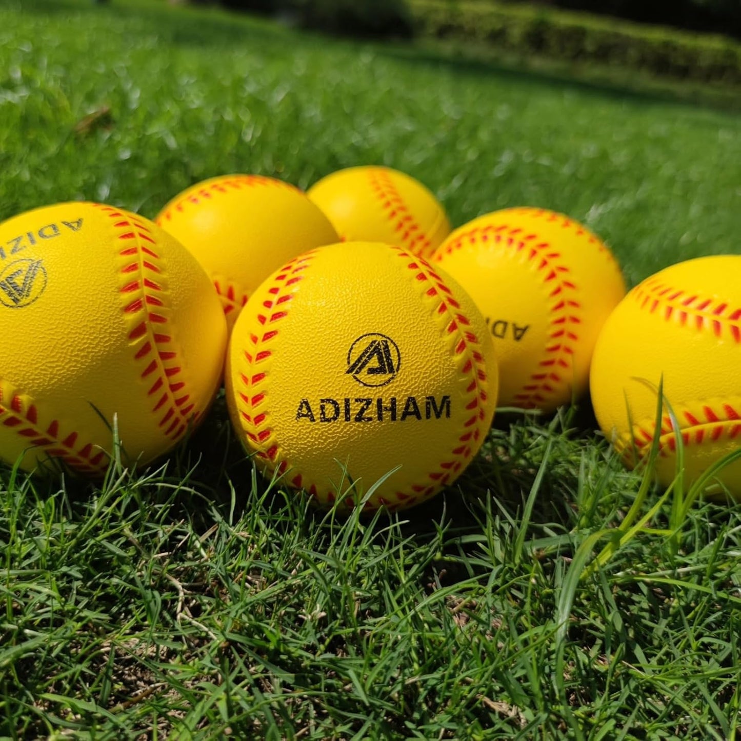 Practice Foam Baseballs - 11 inch Softballs for Youth Beginners, Perfect for Batting and Fielding Training, Pack of 6 with Mesh Bag Included