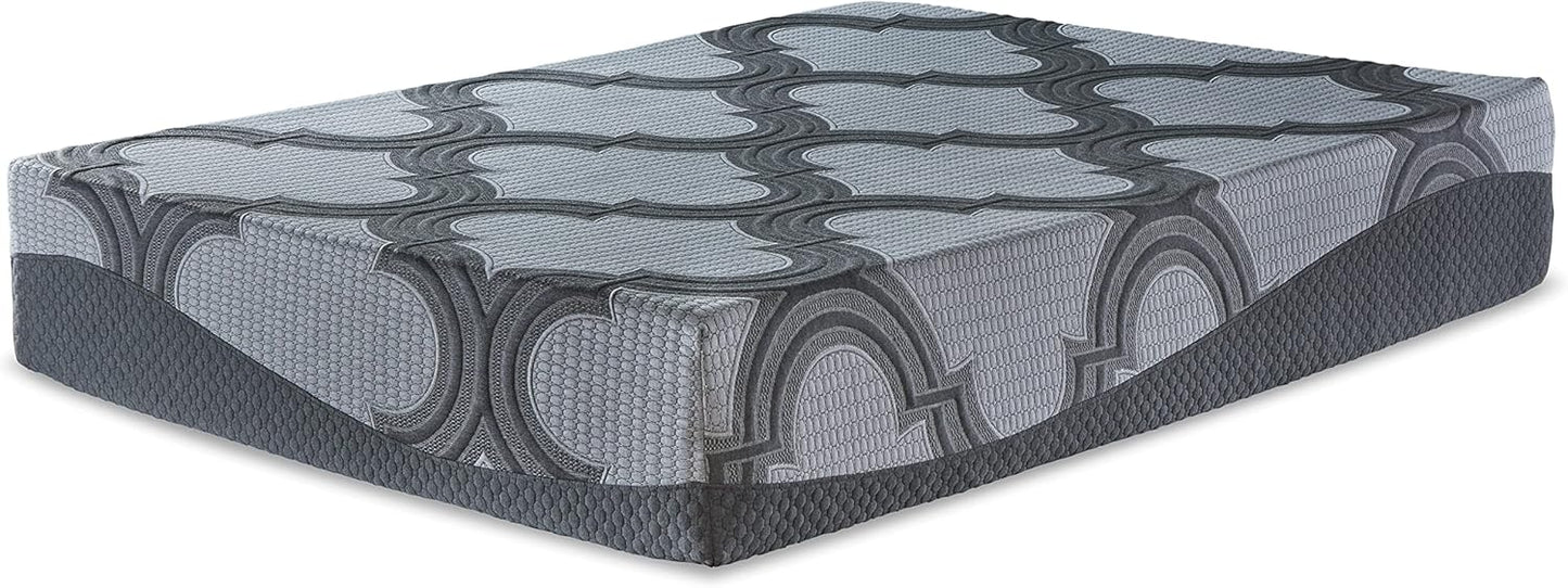 Signature Design by Ashley King Size 1100 11 Inch Hybrid Mattress with Support & Pressure Relief Cooling Gel Memory Foam, Fiberglass Free, Mattress In A Box