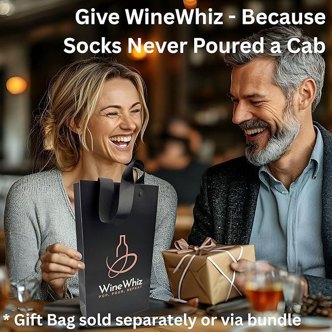 Electric Wine Aerator & Opener Set with Accessories, Rechargeable Automatic Corkscrew, Aerator, Dispenser, Foil Cutter Tool, Stopper, Wine Lovers Gift for Housewarming, Birthday, Registry, Anniversary