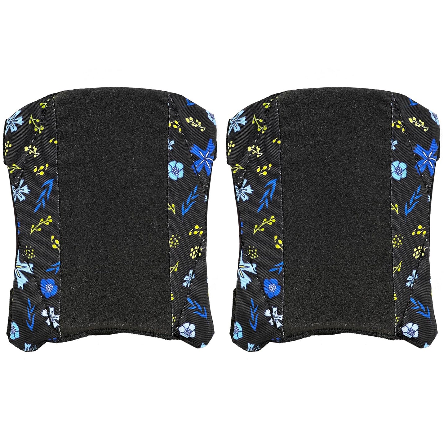 Garden Knee Pads for Women, Lightweight Waterproof KneePads for Gardening, Anti Slip Leather Foam Padding Kneeling Pads for Flooring and Carpet Cleaning, House work, Gardening Maintain, Knee Protector, Blue Flower